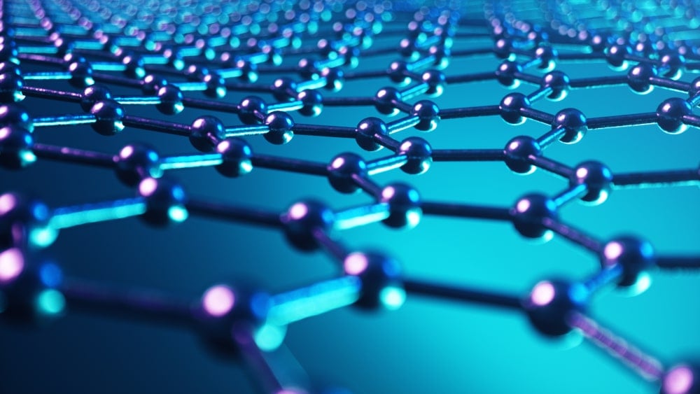 3d Illustration of the structure of graphene